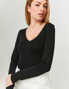 Basic T-shirt long sleeves | Black