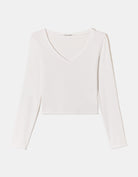 Basic T-shirt long sleeves | White