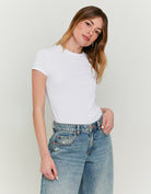 Basic T-shirt Short Sleeves | White