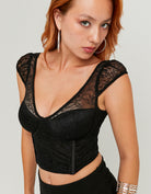 Lace Top | Black