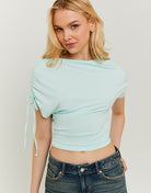 Asymmetric Top | Aqua Green