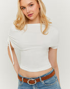 Asymmetric Top | Off White
