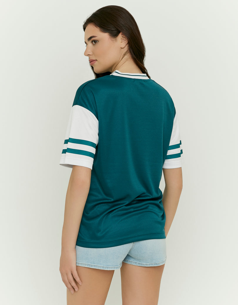 Oversized Printed T-Shirt | Green