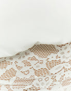 Asymmetric Lace Top | White