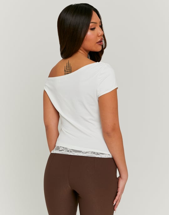 Asymmetric Top | Off White