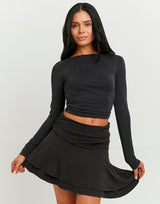 Open Back Top | Black