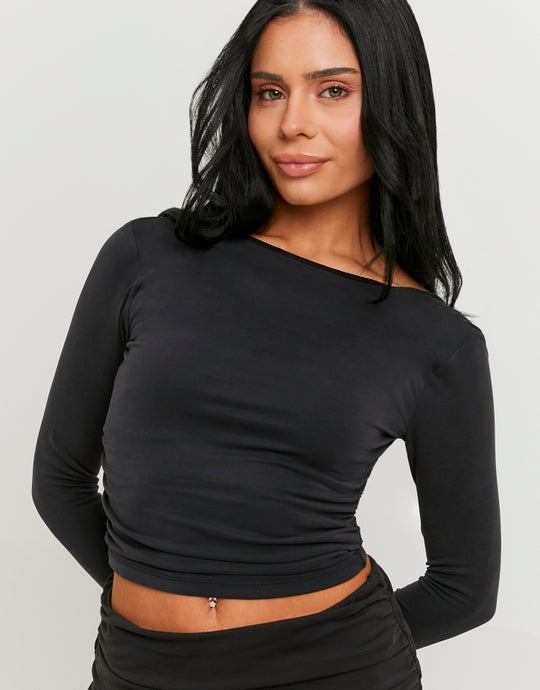 Open Back Top | Black