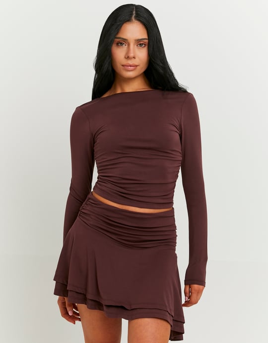 Open Back Top | Bordeau