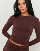 Open Back Top | Bordeau