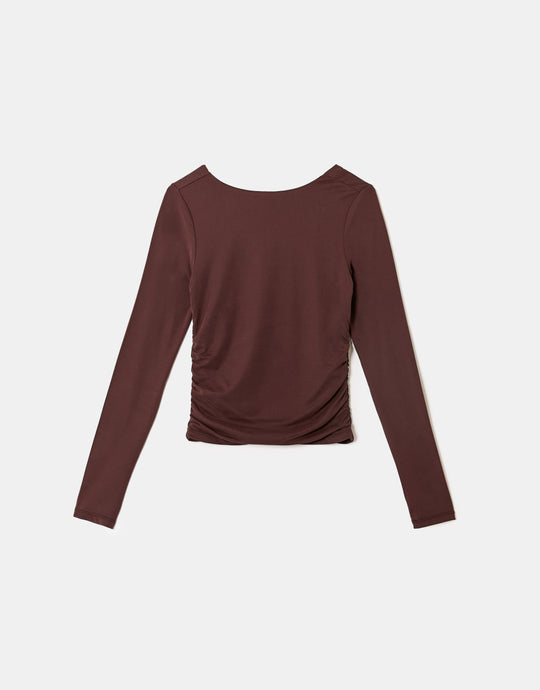Open Back Top | Bordeau