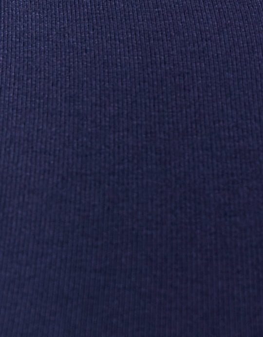 Cardigan with Boat Neckline | Navy