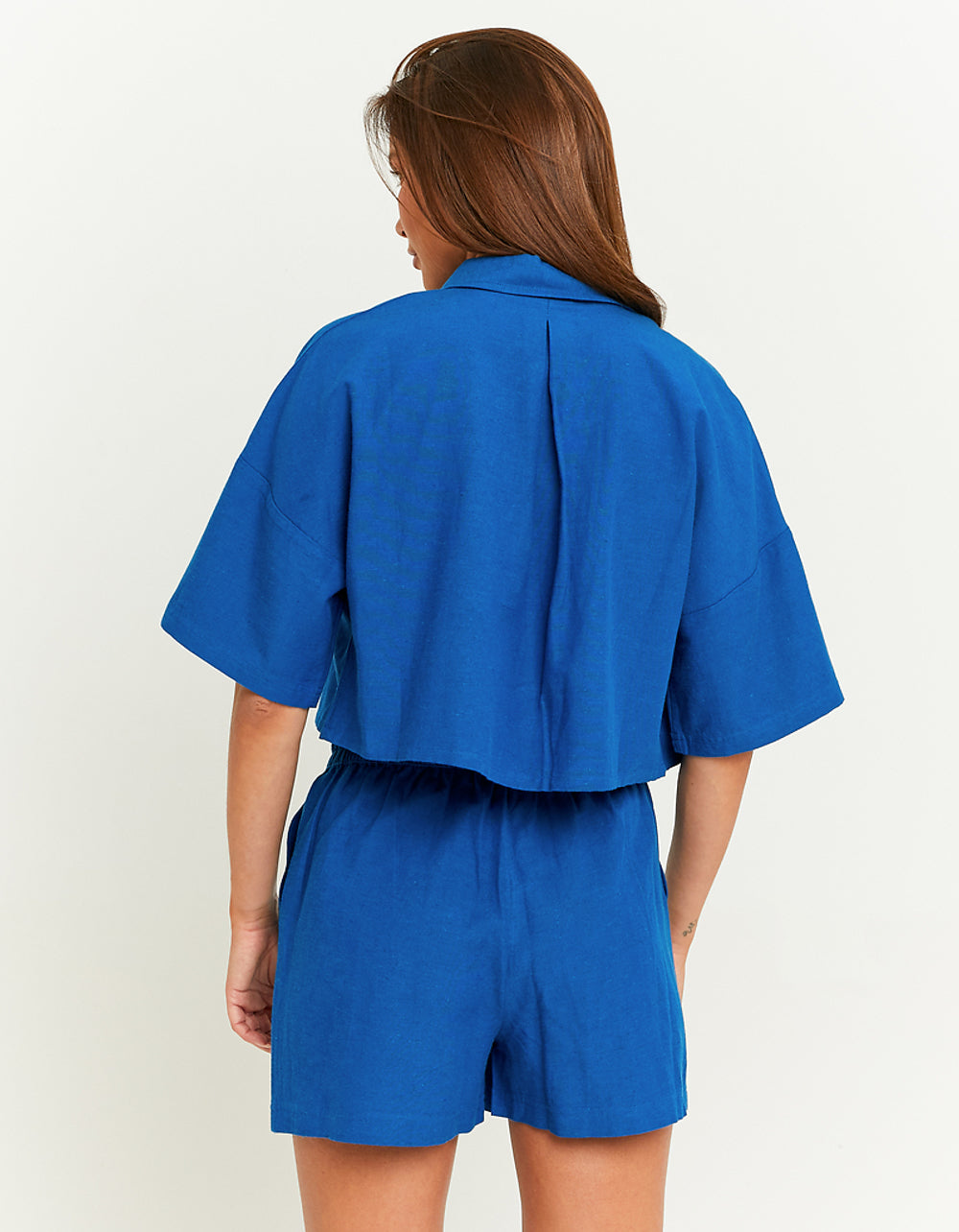 Linen Loose Shirt | BLue