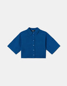Linen Loose Shirt | BLue